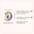 thumbnail image 4 of 50 Anime Sailor moon Decals Popular Classic Anime Stickers Cartoon Waterproof Vinyl Decals for Water Bottle Laptop Guitar Car Luggage Skateboard Manga Gifts for Teens, 4 of 5