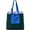 Green/Blue, variant on Lightweight Nylon Shoulder Tote Bag for Women Large Purse Color Blocking Top Handle Handbag with Drawstring