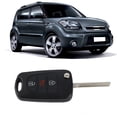 thumbnail image 4 of Remote Starters for Cars, Key Shell Case, 3 Buttons Remote Start, Shell Cover Replacement for Men  Soul 2012 2013 Key Car, 4 of 7