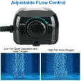 thumbnail image 2 of SHCKE Aquarium Air Pump Adjustable Dual Outlets Quiet Fish Tank Bubbler Aquarium Aerator with Air Stones for 20-160 Gallon Tank, 2 of 6