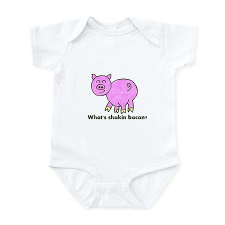 

CafePress - Whats Shakin Bacon Infant Bodysuit - Baby Light Bodysuit Size Newborn - 24 Months