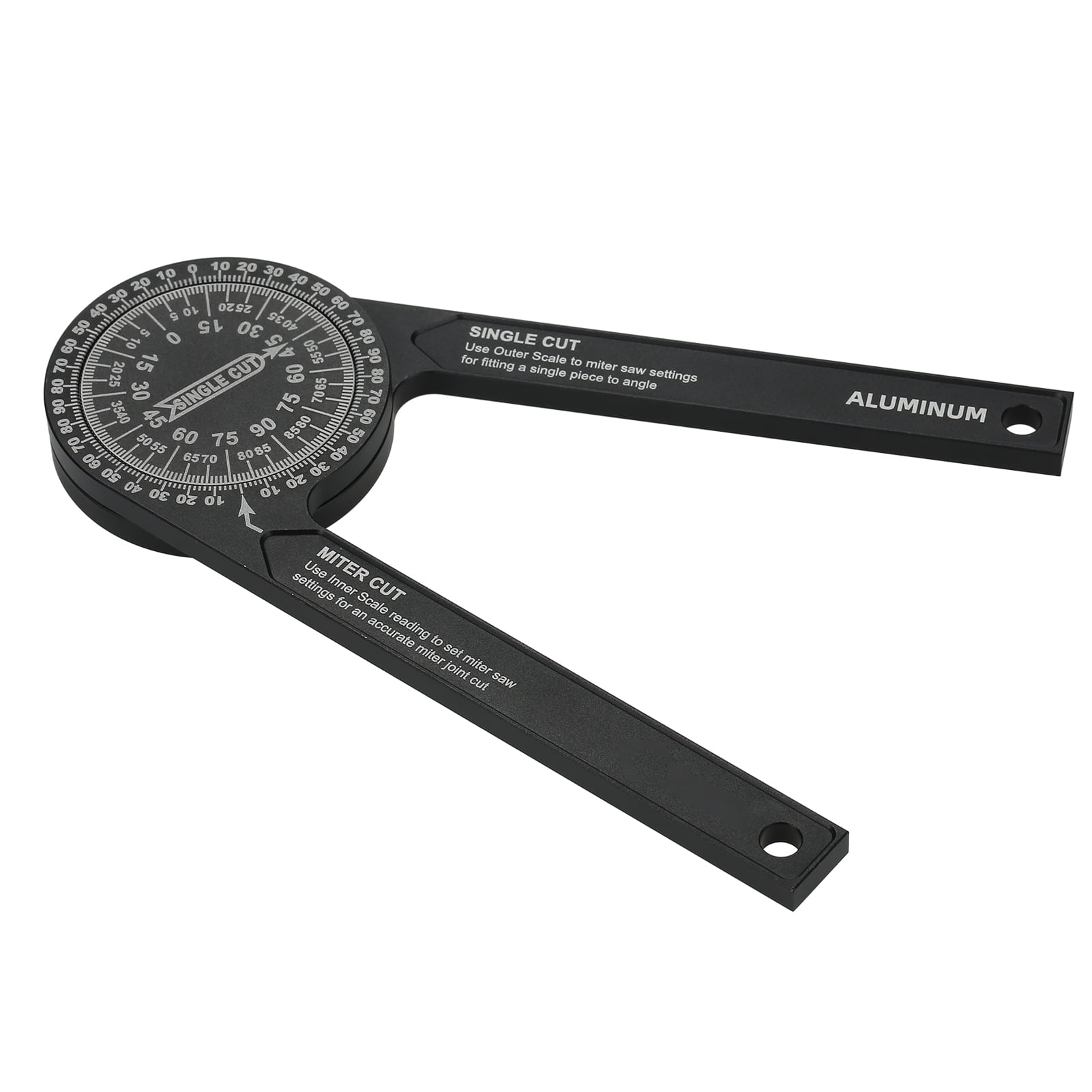 Saker Miter Saw Protractor|7 Inch Aluminum Protractor Angle Finder Featuring US 
