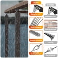 thumbnail image 4 of CELYND Stainless Steel Cable for Railing - 200FT 1/8" T316 Wire Rope Cable for Deck Railings System Kit with Cutter, 4 of 7