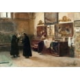 thumbnail image 2 of Sorolla, Joaquin 18x14 White Modern Wood Framed Museum Art Print Titled - In the sacristy, 2 of 4