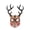A001- Clear (A), variant on Deer Skull Mask Scary Halloween Mask Removable Antler Bone Colored Full Face Cover Halloween Prop for Haunted House Party 1 Pack