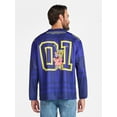 thumbnail image 4 of SpongeBob SquarePants Men's & Big Men's Graphic Hockey Jersey with Long Sleeves, Sizes XS-3XL, 4 of 5