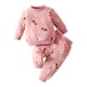 thumbnail image 1 of Gibobby Conjunto para bebé niña Camiseta de manga larga con estampado floral de animados para niños y niñas(Rojo,3-6 Meses), 1 of 5