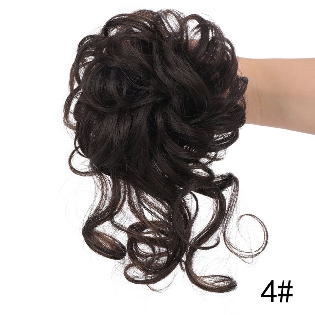 Yeacher Pièce de Cheveux Chignon Décoiffé Synthétique Chouchous Chignon Décoiffé Extensions