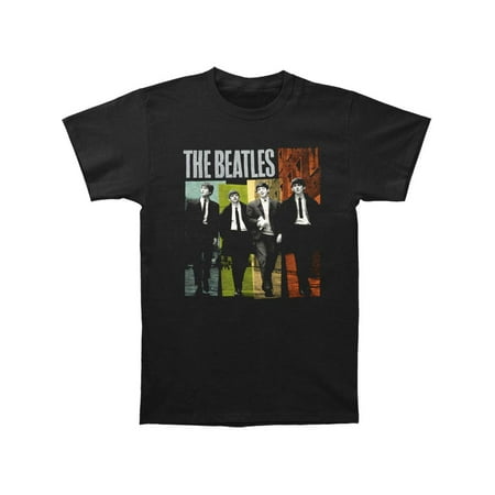 Beatles Men's  Black Ties Color T-shirt Black