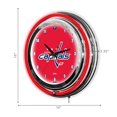 thumbnail image 3 of Imperial Washington Capitals 14'' Neon Clock, 3 of 3