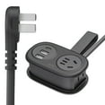 thumbnail image 1 of Hearth & Gear Bande d'Alimentation Cinq en un avec Ports USB, Rallonge de Cordon Parasurtenseur Bande d'Alimentation, Portable pour Voyage Recharge Intelligente USB Répondant aux Besoins de Divers Appareils Concentrateur Maison Intelligente V4 Maison Intelligente, 1 of 7