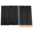 thumbnail image 3 of Black Fiber Eyeliner Brush Makeup Applicator Tool for Makeup Artists and Gifts 100pcs, 3 of 3
