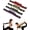4pcs, variant on wangrunqiang, Fitness Resistance Band for Stretching and Yoga, Adjustable 8-Segment Elastic Stretch Strap, Elastic Tension Band Exercise Pull Rope, for Hamstring Glutes Training