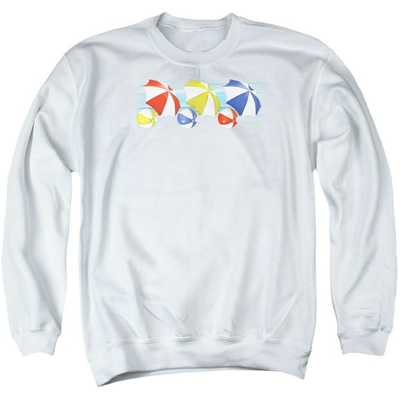 - Umbrellas And Beachballs - Crewneck Sweatshirt - Medium
