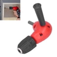 thumbnail image 3 of Adaptador De Portabrocas De 90 Grados, Fácil Instalación Resistencia A Altas Temperaturas Accesorio De Taladro En ángulo Recto Portabrocas De 3 Mordazas Para Taladro Eléctrico, 3 of 7
