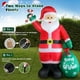 thumbnail image 5 of Papá Noel inflable navideño de 8 pies con caramelos y bolsa de regalo, 5 of 6