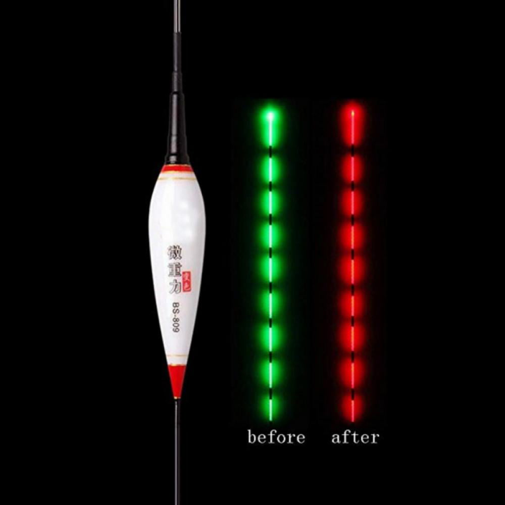 Night Fishing Luminous Float Battery Operated LED Electric Float Light Fishirs 