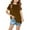 Brown, variant on pstuiky Toddler Shirts, Shirts for Kids Short Sleeve Graphic T-Shirt Round Neck Crop Top for 3-14 Years Girls and Boy T-Shirt Tee Kids Shirt Toddler Clothes Hot Prices