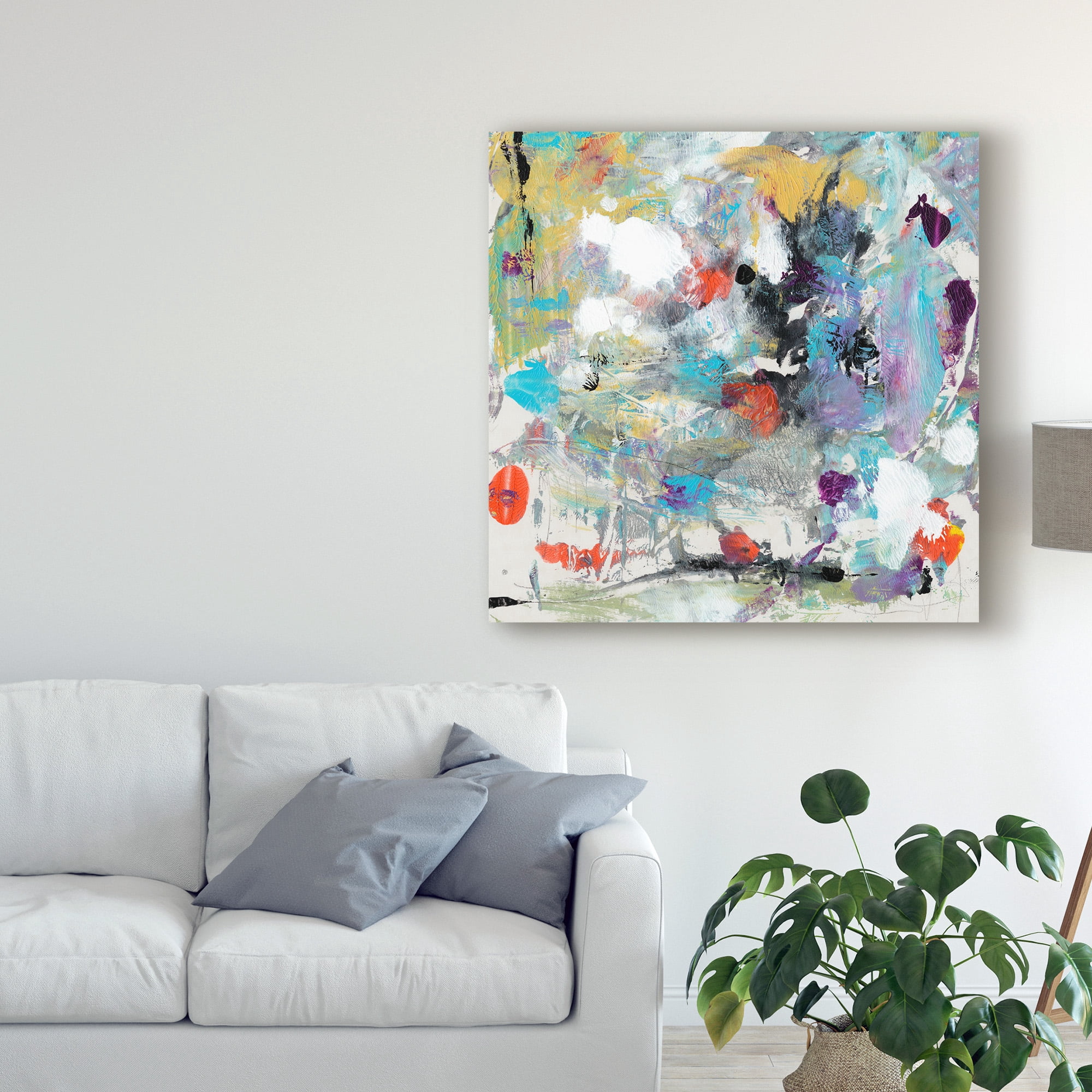 Trademark Fine Art 'Jostle III' Canvas Art by Tim OToole