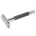 thumbnail image 1 of Double Edge  , Precise Shaving Zinc Alloy Knob Type Cutter Head Washable Manual    For Daily Beard Care Black, 1 of 8
