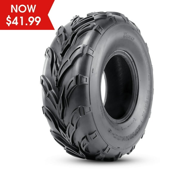 SunF A004 ATV/UTV Tire 19x7-8 - 6 PR Tubeless, Mud & Sand Tread, All-Terrain Performance