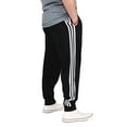 thumbnail image 6 of adidas Men's Essential Fleece Joggers Black S, 6 of 6