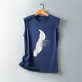 thumbnail image 4 of Viikei Womens Camisoles and Tanks Plus Size Tank Tops for Women Camisoles for Women Feather Print Tank Tops Adult Girls Summer Beach Funny Graphic Tanks Vest Blouse, 4 of 6