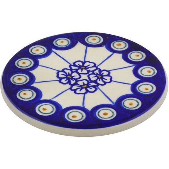 Polmedia Flowering Peacock Coaster
