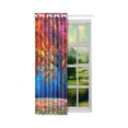 thumbnail image 2 of MKHERT Beautiful Autumn Forest Window Curtain Living Room,Bedroom Window Drapes 52x84 inch, 2 of 3