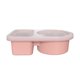 thumbnail image 2 of Contenedor de Salsa de Doble Compartimento de Silicona, Dispensador Portátil de Grado Alimenticio con Tapa, Caja de Almacenamiento de Aperitivos Antifugas 15x9.8x4.2cm, Múltiples Colores, 2 of 6