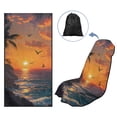 thumbnail image 5 of Bulopur Palm Tree Towel Seat Covers for Cars Modern Sweat Carseat Protector Easy to Install Athletic Running Towel for SUV Vehicle Sedan Truck Gift for Holiday, 5 of 7