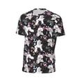 thumbnail image 6 of Wukai Cute Poodle Dog Print Men's Short-Sleeved Mesh T-Shirt,Quick-Dry Short Sleeve Workout T-Shirt-5X-Large, 6 of 8
