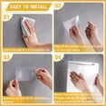 thumbnail image 3 of 3 Piece Plastic Wall Mounted Sanitary Napkin Disposal Bin, 3 of 6