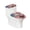 American Flag Deer Print, variant on HELLHERO Polyester Toilet Tank Lid Cover with Camo Pattern, 2 Piece 17x21 Inches Toilet Lid Cover Set for Home and Hotel