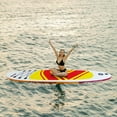 thumbnail image 5 of 10'6" Inflatable Stand Up Paddle Board, Inflatable Paddle Board with Premium Sup Paddle Board Accessories with Removable Fins, Non-Slip Deck Design, Safety Leash for Surfing,Paddling,Yoga, 5 of 7