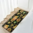 thumbnail image 7 of Area Rugs Carpet for Bedroom Floor Kitchen Rugs Thanksgiving Pumpkins and Sunflowers Door mat Bedside Runner Rug Living Room Washable Non Slip 39×20in, 7 of 7
