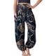 thumbnail image 1 of ICHUANYI Clearance Fashion Women Casual Bloomers Bohemian Print Loose Women's Yoga Pants(Coffee, S) ICHUANYI WER2023080908833, 1 of 5