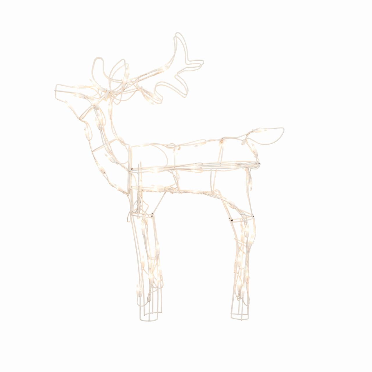 Holiday Time 30" Light -up Standing Buck, 70 Lights - Walmart.com