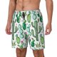 thumbnail image 1 of Balery Cactus Plants1 Bañador para hombre, shorts de playa de secado rápido con entrepierna y forro de compresión-Small, 1 of 6