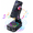 Matte black, variant on Wireless Bluetooth 5.4 speaker, 4-in-1 Cell Phone Stand with Bluetooth Speaker, RGB Lights Non-Slip Base 3000mAh Battery, Compatible with Iphone/Android/Ipad, Gifts for Men Women
