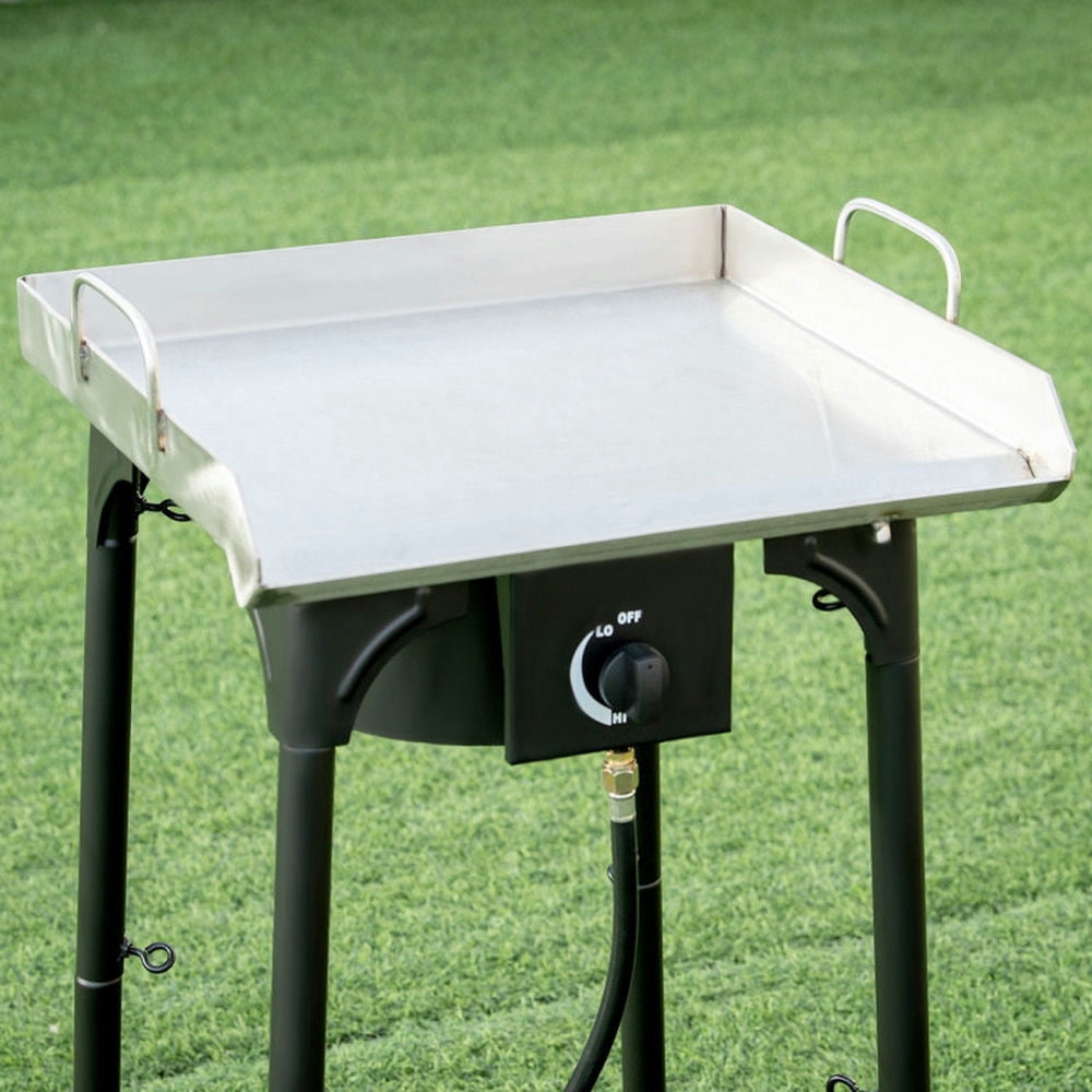 Spaco Grill, Outdoor BBQ Grill,100 000-BTU Portable Propane Outdoor Camp Stove with Adjustable Legs