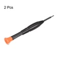 thumbnail image 3 of Precision Slotted Screwdriver 1.2mm Flat Head Swivel Lid Nonslip Plastic Handle 2 Pack, 3 of 6