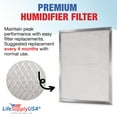 thumbnail image 4 of LifeSupplyUSA Filter Replacement Compatible with AlorAir Sentinel HD90, HDi90 Crawl Space Basement Dehumidifier, G3 Filter, 4 of 5