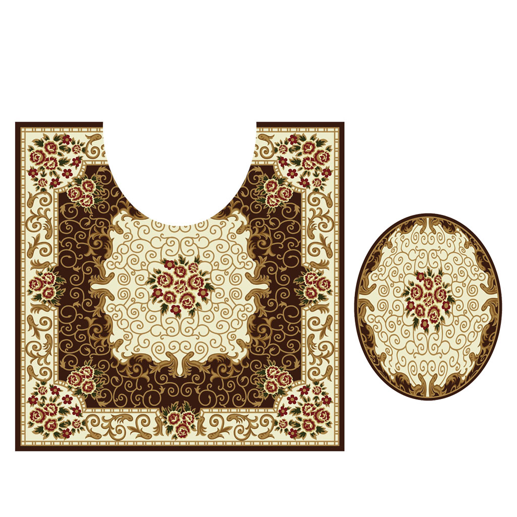 Set Adhesive Bathroom Toilet Seat Cover Decal Sticker Mural 16