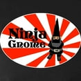 thumbnail image 3 of CafePress - Ninja Gnome Women's Long Sleeve Dark T Shirt - Women's Long Sleeve Graphic Tee Casual Fit, 3 of 4