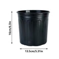 thumbnail image 3 of 1 Gallon Pot Pot With Drain Hole Pot For Cutting Transplanting Home Garden (black), 3 of 5