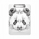 thumbnail image 1 of Fluffy panda gigante animal portrait Portapapeles Carpeta de escritura Placa de soporte A4, 1 of 4
