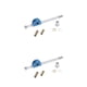 thumbnail image 1 of Kenally Ligero para cambios rápidos y suaves con palanca de cambios Gear Throw Short Shifter Quick Gear Kit plateado plata 2piezas, 1 of 6