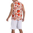 thumbnail image 5 of Wukai Hand Drawn Tomatoes Men’s Basketball Jersey4X-Large, 5 of 7