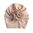 thumbnail image 1 of Gorro cálido con estampado de lunares para recién nacidos, gorro plegable de flores para niñas pequeñas, gorro de Donut para niña, gorro de flores para el pelo indio, gorro Fetal para niño, 1 of 4